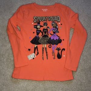 Cute Halloween Girls Long Sleeved Top